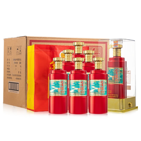 【清仓】2023年 泸州老窖股份  金泸州 饮河山52度 浓香型白酒500ml*6瓶