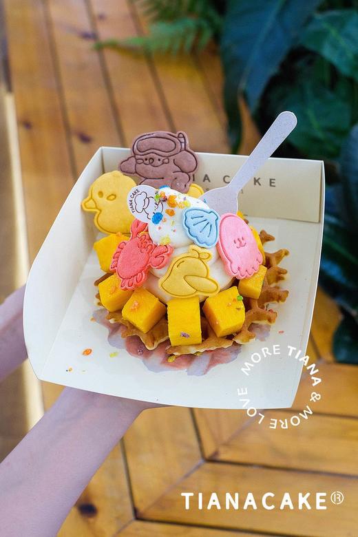 芒果冰激凌华夫饼 商品图1