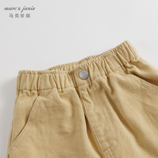 马克珍妮秋装新款 女童全棉牛仔O型裤束脚裤儿童裤子231733 商品图3