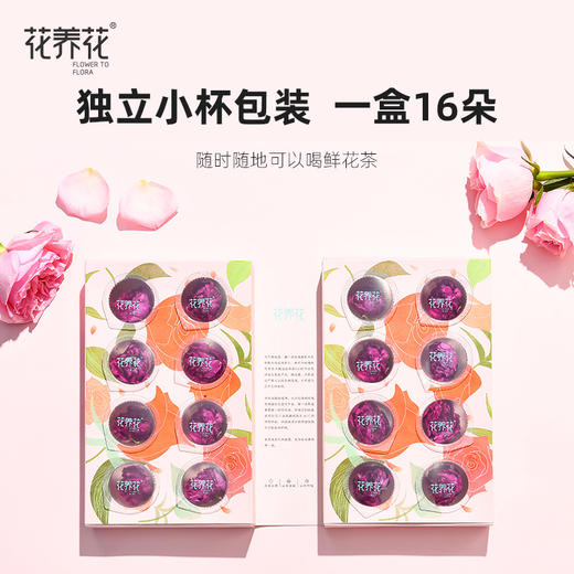 【爆款推荐！】国风水墨画版冻干单朵鲜花茶 商品图7