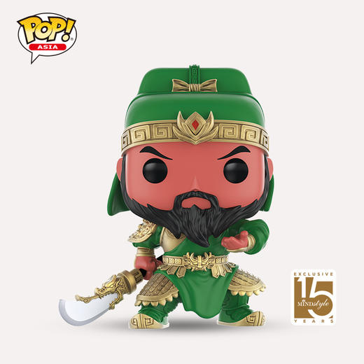 Funko POP! Asia Three Kingdoms Guan Yu  亚洲系列 三国演义 关羽公仔手办摆件 58384 商品图0