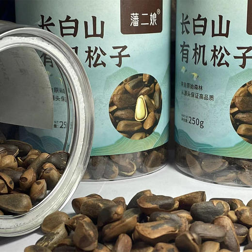 长白山野生松子 松子仁 榛子仁 松子通过有机认证（野生采集认证） 商品图12