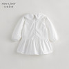 马克珍妮秋装新款 女童学院风裙子娃娃领全棉连衣裙231396 商品缩略图2