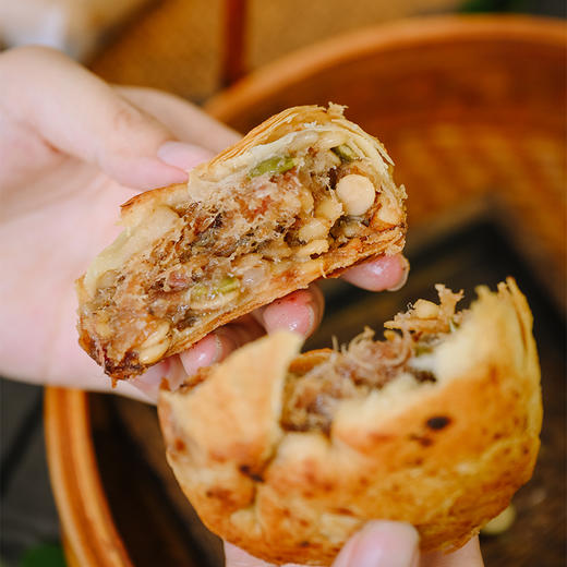 江苏宜兴从乾有味苏式火腿月饼 90g*6枚分享装/10枚礼盒装 中秋送礼 顺丰发货 商品图1