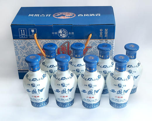 45度西凤酒小臻酿 125ml*8瓶/盒子 商品图1