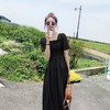 法式白色连衣裙夏季女气质高级2023女装新款开叉松紧显瘦小众长裙 商品缩略图3