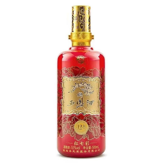 西凤酒（红七彩）52度12年 商品图2