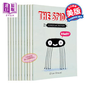 【中商原版】The Disgusting Critters 渣渣的昆虫系列 儿童绘本10册套装 Elise Gravel 小动物生物知识科普 英文原版 6-9岁