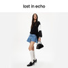 [断码]lost in echo设计师品牌拼接透气休闲百搭撞色拼接长袖POLO衫宽松 商品缩略图2