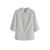 绽放509朵【黑白灰系列·女公子】高端汉麻棉自然肌理显瘦衬衫 商品缩略图3