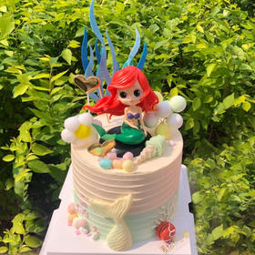 美人鱼蛋糕 （提前1天预定）人物较沉 建议自提