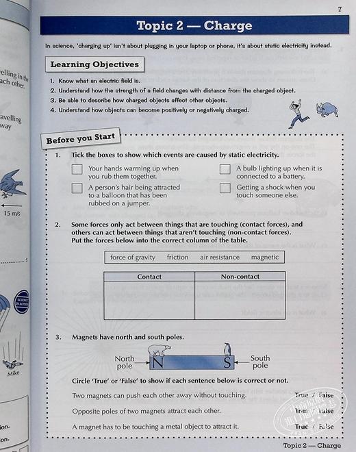 预售 英国CGP教材 Year 7 Catch-Up Workbook KS3七年级数学科学综合教辅3册套装 学练结合 练习含答案 11-12岁 商品图5