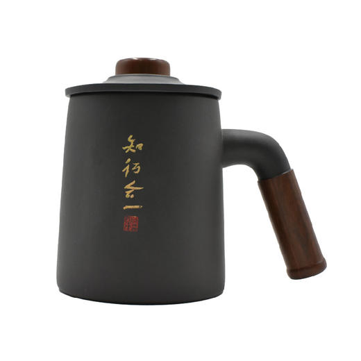 羽诗制造出品 知行合一阳明心学紫砂将军杯 商品图4