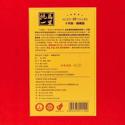 安化黑茶 | 湘益 【2023臻藏版】万里挑一900g 商品图2