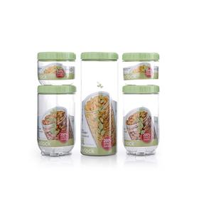 乐扣乐扣LOCK&LOCK新概念储物罐五件套INL 301S3FU