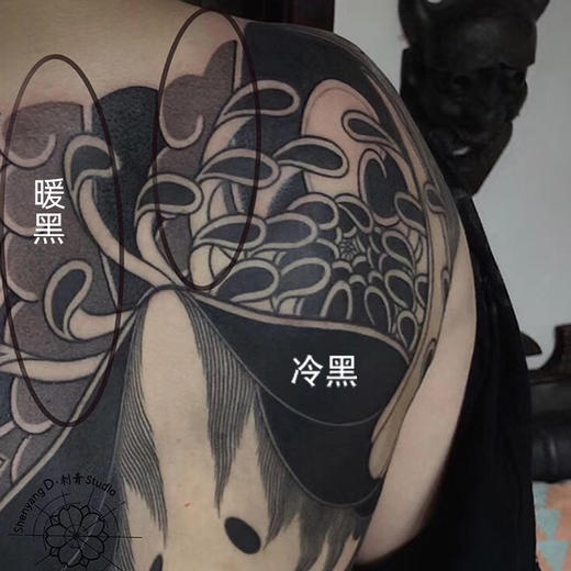 新款OG冷黑暖黑纹身色料惊蛰刺青器材 商品图2