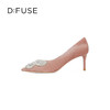 迪芙斯D:FUSE女鞋秋款单鞋女高跟鞋格利特蝴蝶结宴会单鞋女DF33114073 商品缩略图4