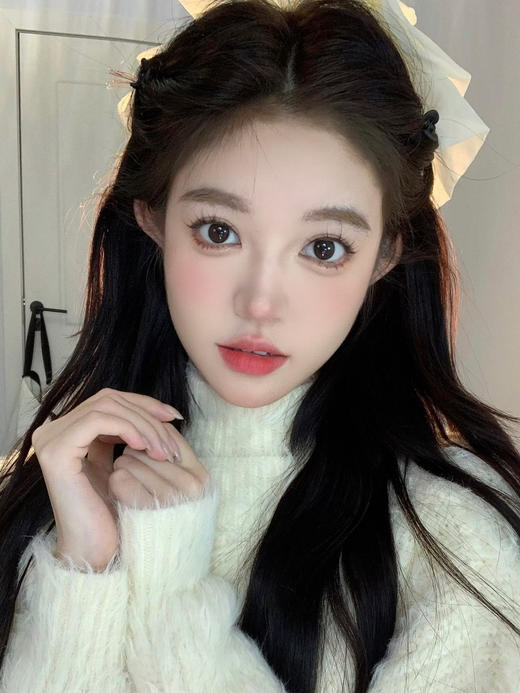 [韩国美瞳]  onlycon 韩产半年抛 超划算自然素颜放心入大黑片小黑片 优选MHPS含硅材质无惧敏感眼一副（2片） 商品图9