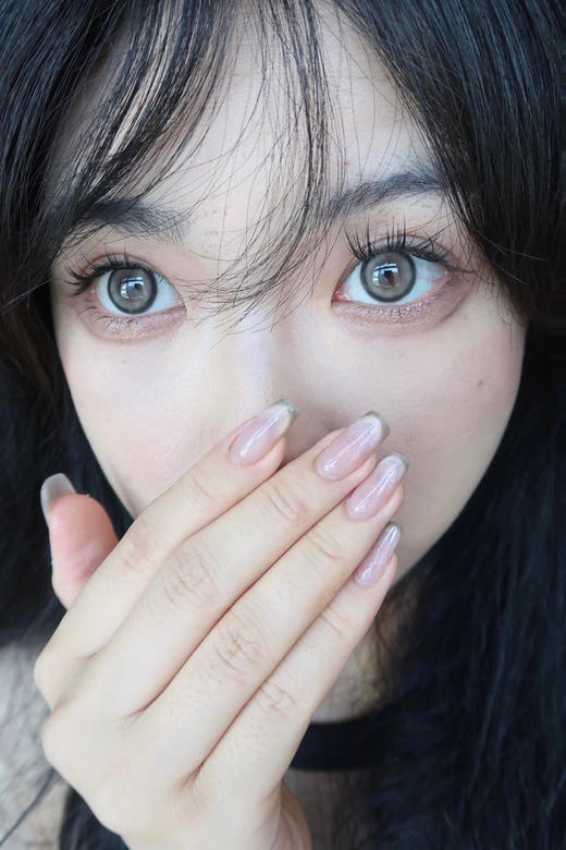 日抛 Pisircon 熊猫眼眼 14.5 着色13.9 粗边黑灰 商品图3