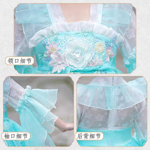 夏季新款，襦裙儿童中国风夏古装裙唐装XWN2616 商品图3