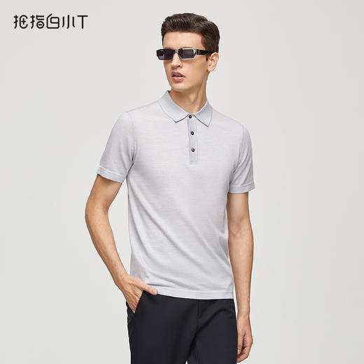 拇指白小T轻暖棉羊POLO 商品图3