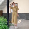 粉色设计感开叉牛仔连衣裙女2023夏装新款高端精致小众法式裙子 商品缩略图3