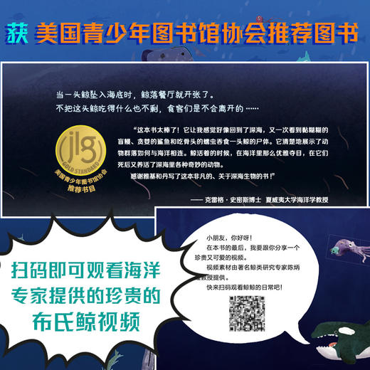 【童趣】鲸落中文绘本精装+英文小书平装（科普绘本） 商品图6