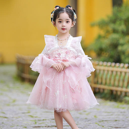 夏季新款，襦裙儿童中国风夏古装裙唐装XWN2616 商品图5