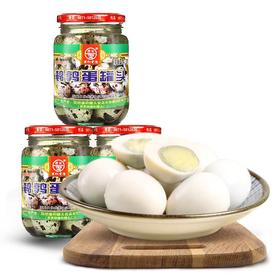 德和 鹌鹑蛋罐头400g/罐 卤蛋卤味休闲零食品小吃方便速食菜