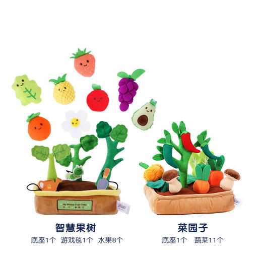 【可水洗不褪色的过家家水果树】Jollybaby过家家玩具 我的菜园子仿真蔬菜 婴儿益智启蒙早教玩具 商品图4