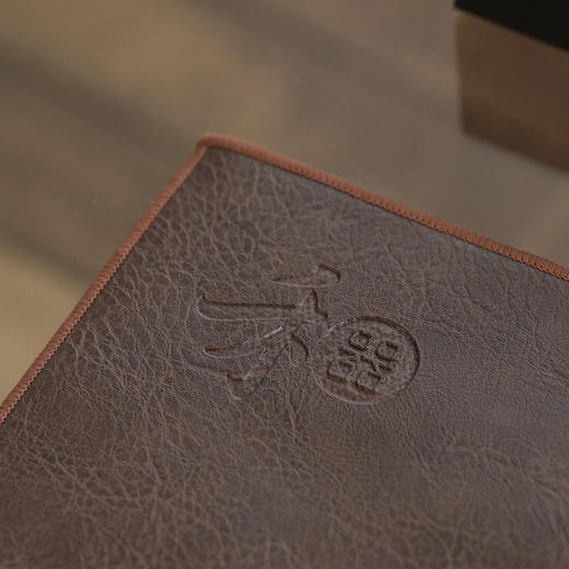 禾器新品皮茶巾高档复古双面禅意吸水简约茶布布垫精美中国风便携 商品图10