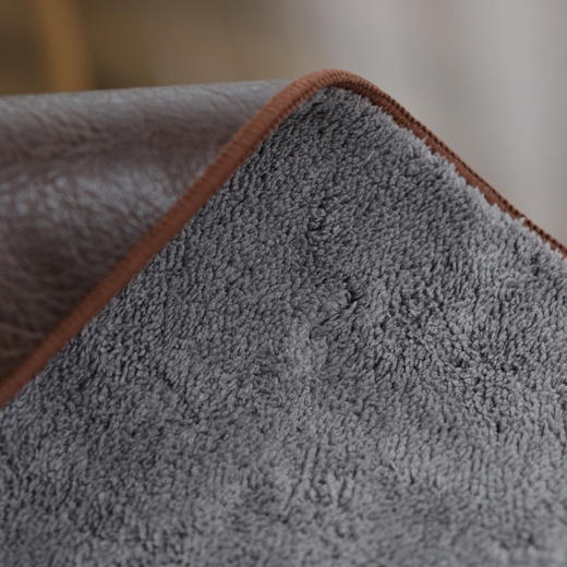 禾器新品皮茶巾高档复古双面禅意吸水简约茶布布垫精美中国风便携 商品图7