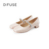 迪芙斯D:FUSE女鞋秋款单鞋女玛丽珍鞋羊皮圆头钻链低跟女鞋DF33111067 商品缩略图5
