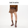 [断码]lost in echo设计师品牌美拉德风休闲时尚短裙裤低腰百褶牛仔短裙 商品缩略图1
