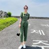 连衣裤连体衣女装2023夏季新款连体裤工装裤松紧腰显瘦设计感小众 商品缩略图1