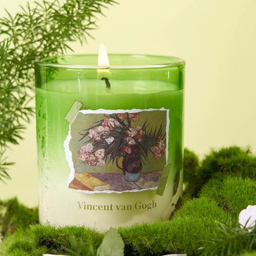 大都会艺术博物馆大师系列 梵高鸢尾花夹竹桃无火香薰蜡烛套装 商品图3