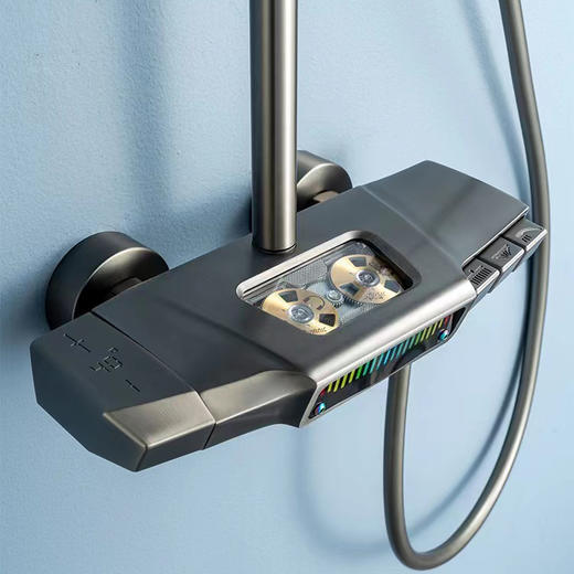 7299留声机花洒-恒温枪灰 商品图4