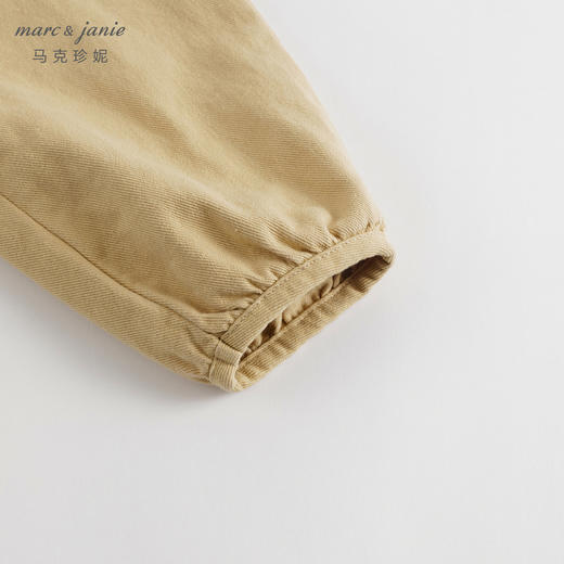 马克珍妮秋装新款 女童全棉牛仔O型裤束脚裤儿童裤子231733 商品图4