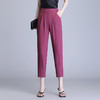 夏简约宽松休闲松紧腰气质修身九分哈伦裤MYX-9408 商品缩略图2