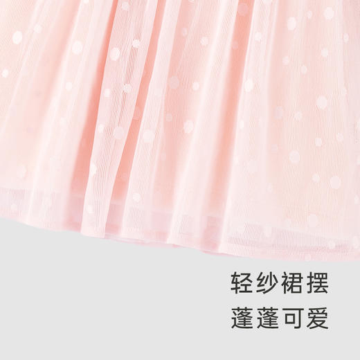 【商场同款】英氏女宝宝天鹅绒纱裙可爱甜美公主裙连衣裙春秋 商品图3