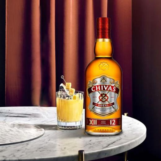 Chivas芝华士调和威士忌12年 苏格兰进口洋酒烈酒调酒基酒 商品图3