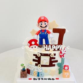 超级马里奥微加高蛋糕-低糖处理无添加