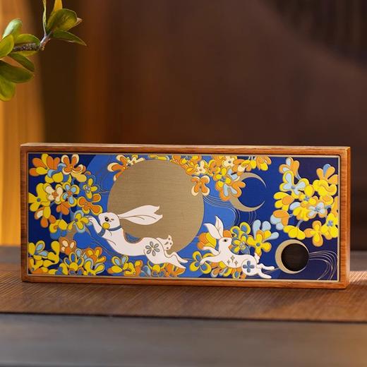 朱炳仁铜中秋礼盒手工铜壶单人便携泡茶壶功夫茶具月有幸福套装 商品图2