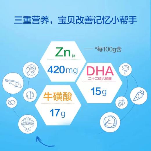 【618会员提前购】汤臣倍健dha鱼油牛磺酸锌 青少年高中生补脑  学生增强记忆力儿童 商品图4