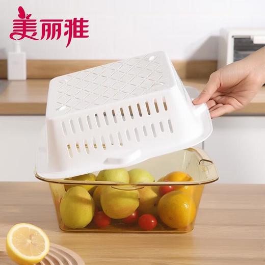 美丽雅晶透可堆叠套筛（中号） 商品图2