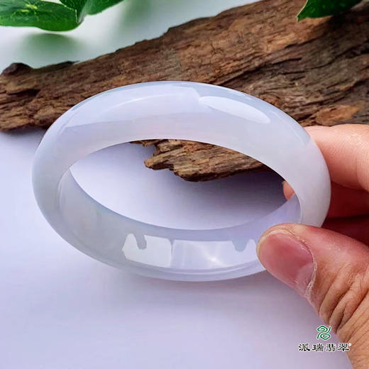 派瑞翡翠 翡翠手镯 糯种 浅紫 商品图1