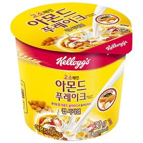 农心杏仁玉米麦片30g켈로그 아몬드 푸레이크 시리얼