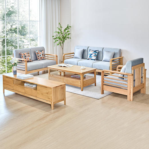 喜梦宝沙发新中式储物客厅家具简约沙发组合 商品图0