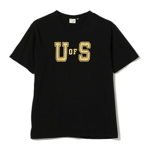 orslow T-SHIRT U of S PRINT 美式复古印花圆领短袖T恤 TEE 商品图0