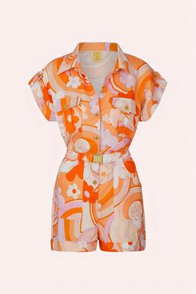 Cin Cin - Spy Playsuit - Bloom - 连裤衣 - 花色